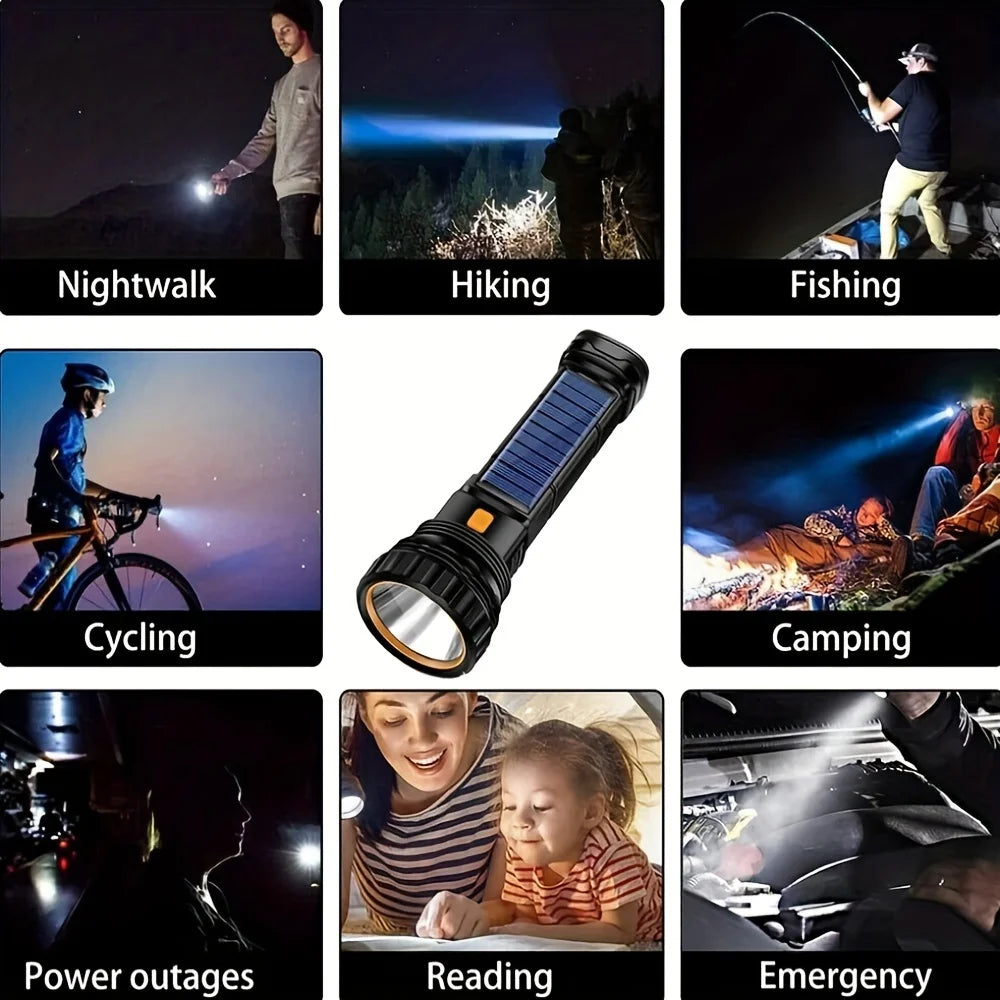 Pryzm Power - Solar Tactical Flashlight