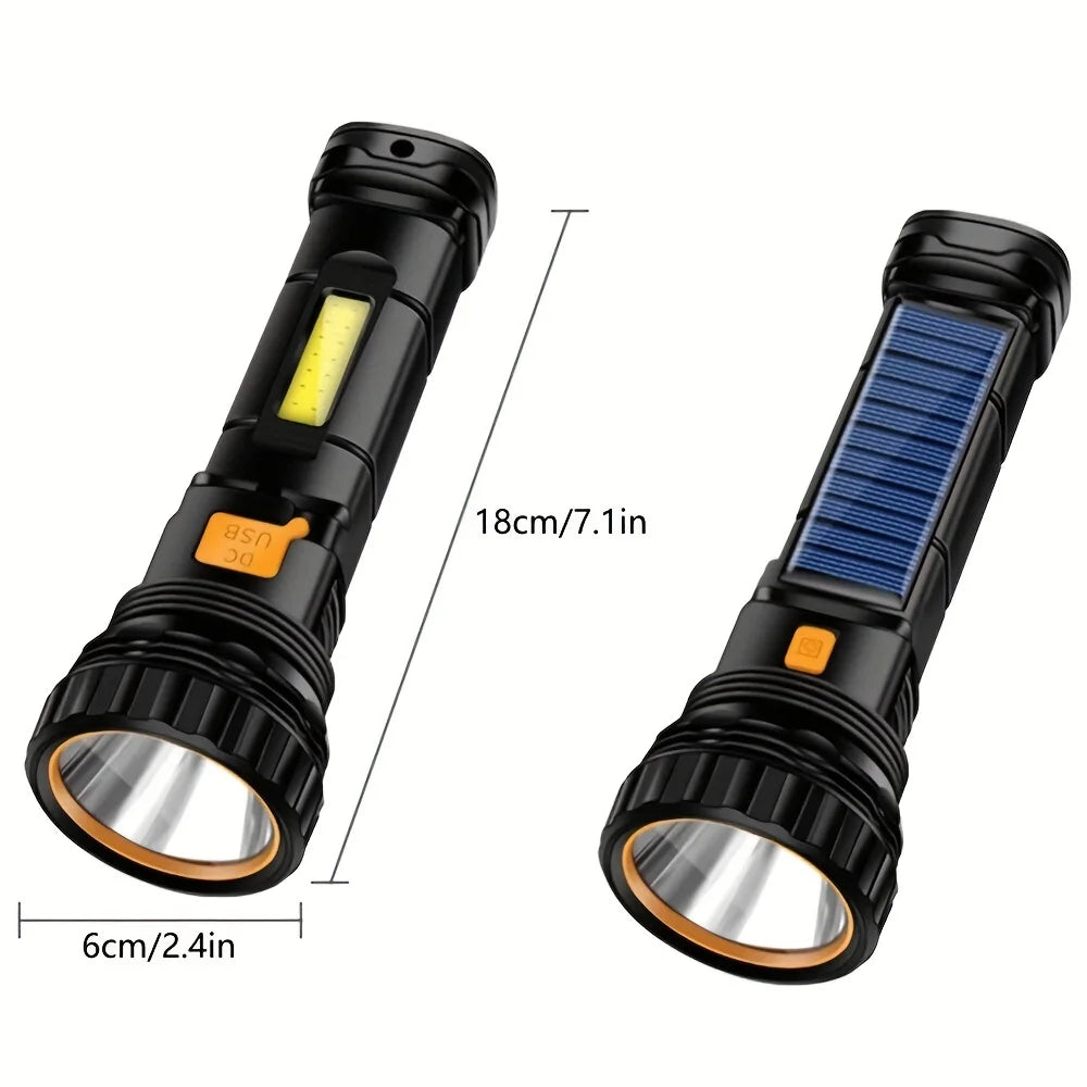 Pryzm Power - Solar Tactical Flashlight