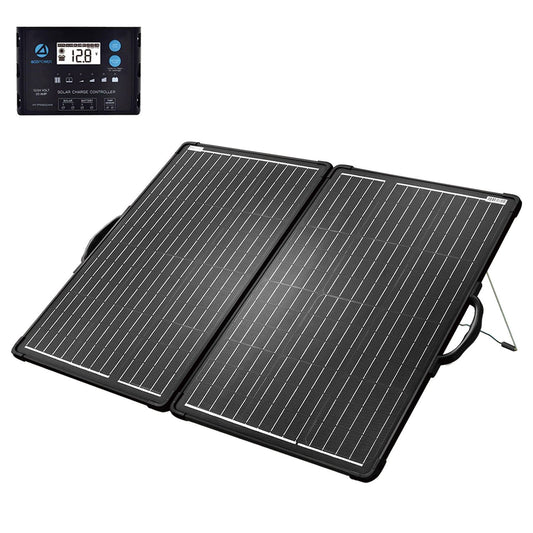 ACOPower Plk 120W Portable Solar Panel Kit, Lightweight Briefcase with