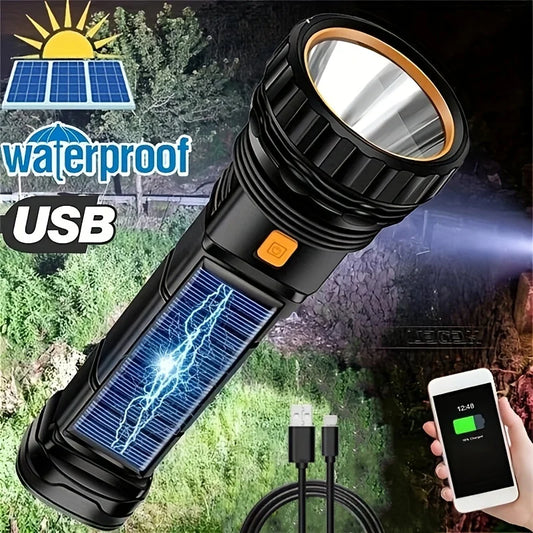 Pryzm Power - Solar Tactical Flashlight